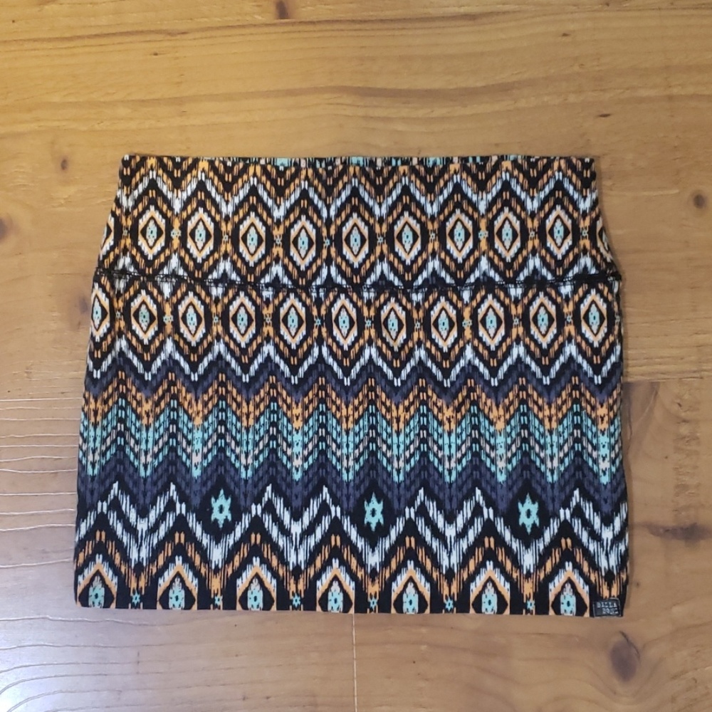 Billabong aztec print skirt